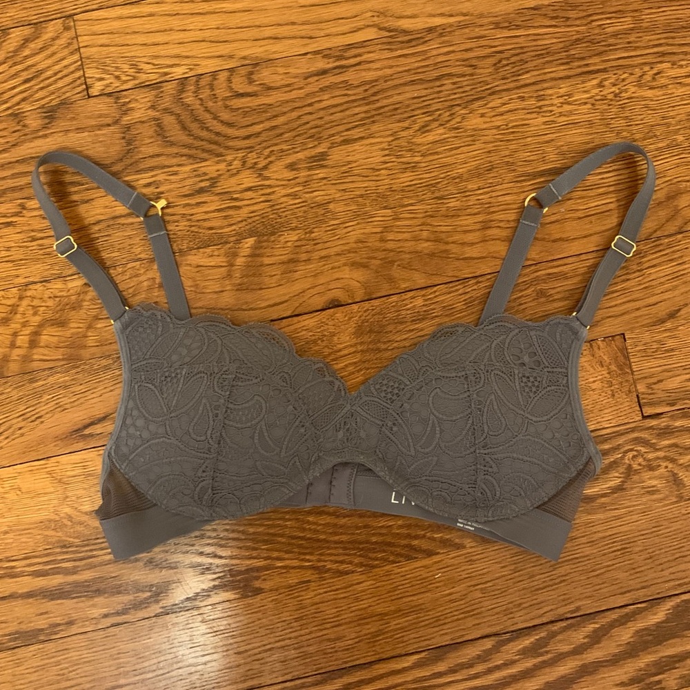Lively Lace No-Wire Push-Up Bra